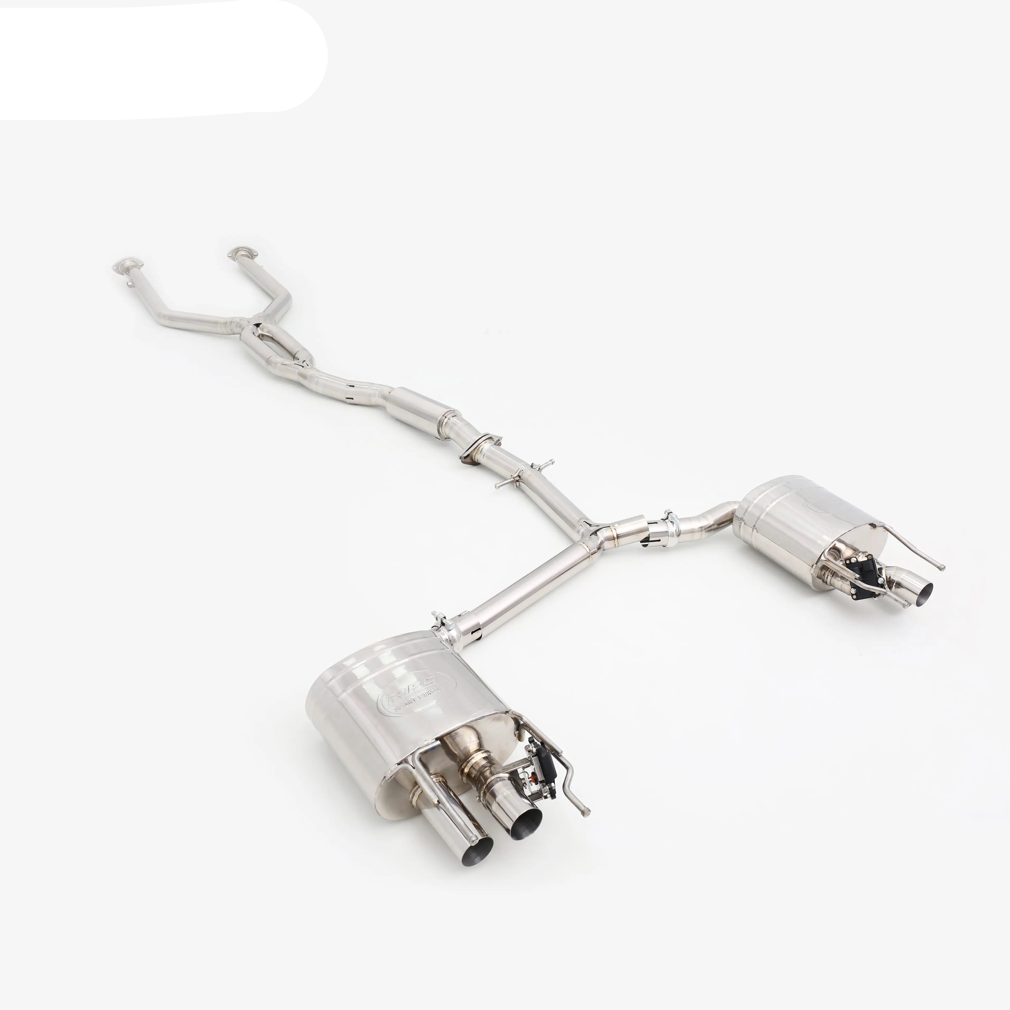 Valved Catback Full X Pipe Exhaust System - Lexus ISF 3.8