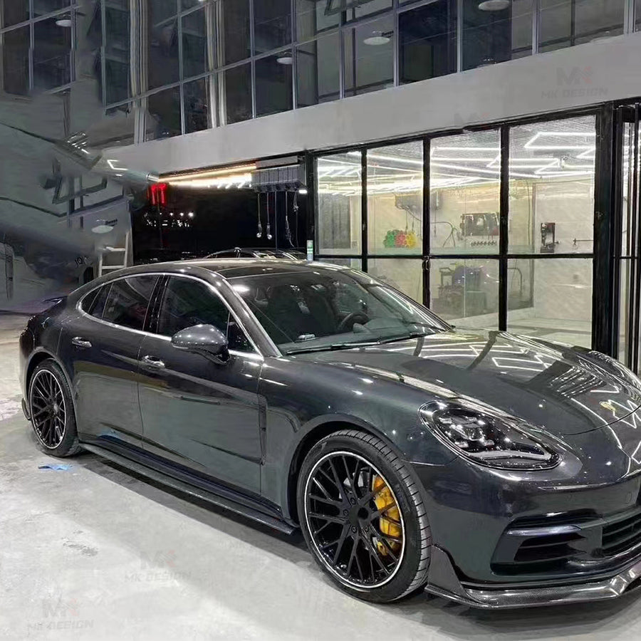 Carbon Fiber Side Skirt Extensions - Porsche 971 Panamera 2017-2023