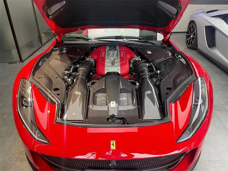 Dry Carbon Fiber Engine Interior Kit - Ferrari 812