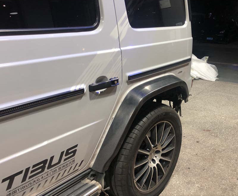 Carbon Fiber Over Fender Flares - Mercedes G Wagon W464 W463A G63