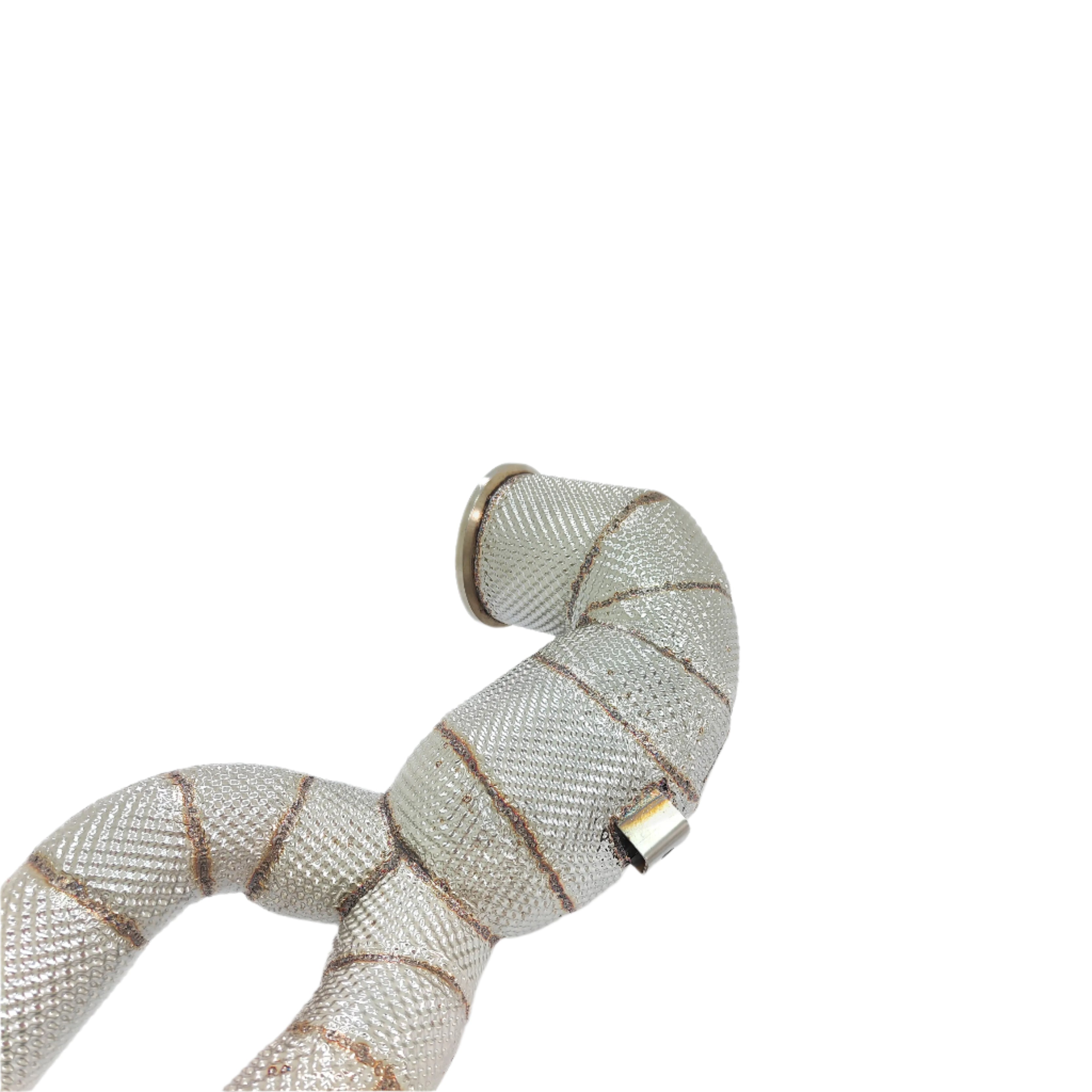 Racing High Flow Downpipe W/ Heatshield w/ Heat Shield - Audi TTRS RS3 2.5T