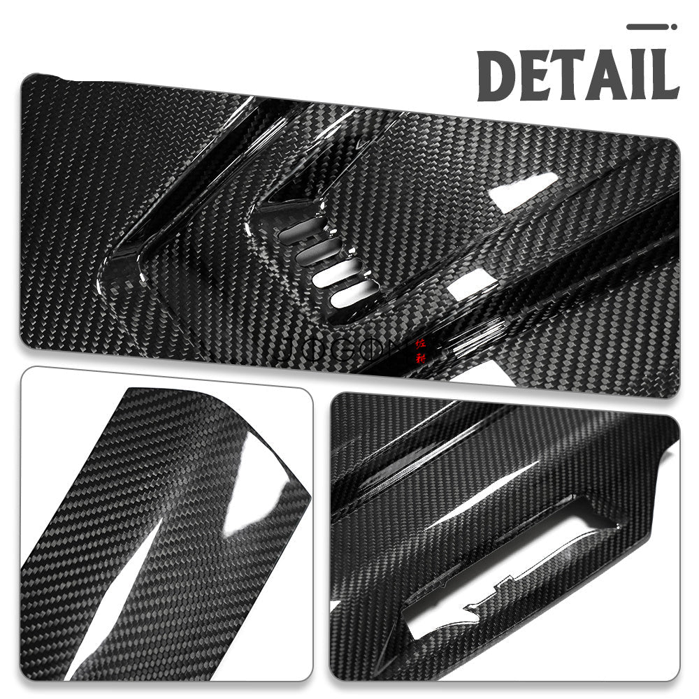 Carbon Fiber Front Hood Vent Scoop Cover - Ford F150 F-150 Raptor R 2021-2025