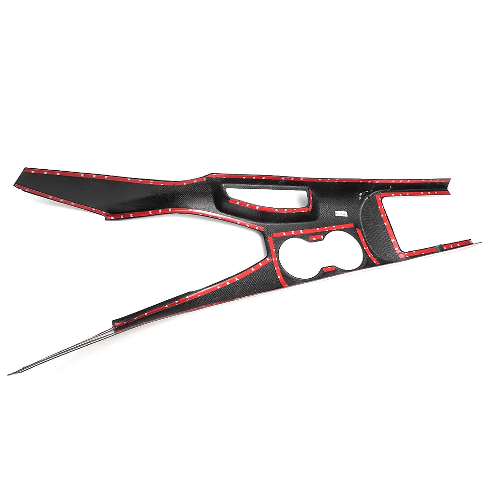 Prepreg Carbon Fiber Center Console Pane Trim cover - Ford Mustang S650 GT V8 Dark Horse EcoBoost 2024+