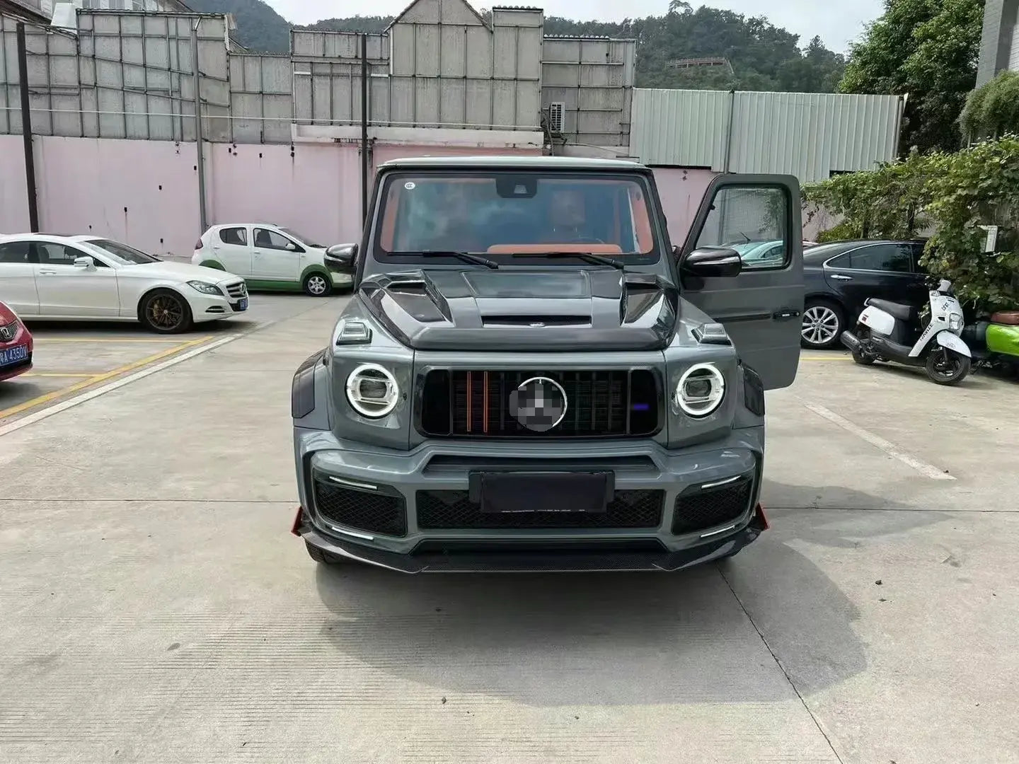 Full B900 Rocket Style Dry Carbon Fiber Body Kit Conversion upgrade - Mercedes-benz G-class G63 W464