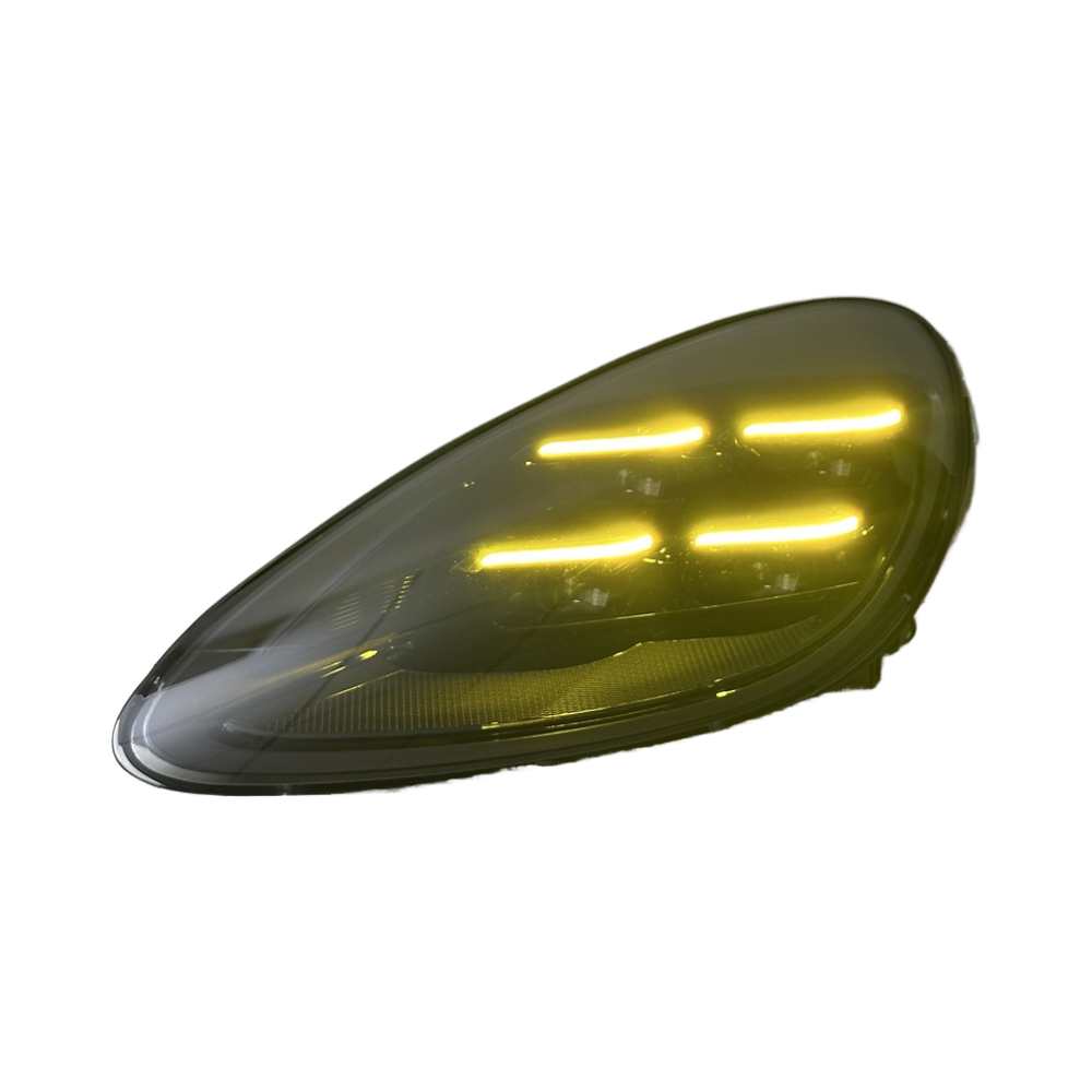 Porsche 958.1 Cayenne Yellow/White Dual-Color DRL HD 2024+ Matrix Style Headlights 2011–2014