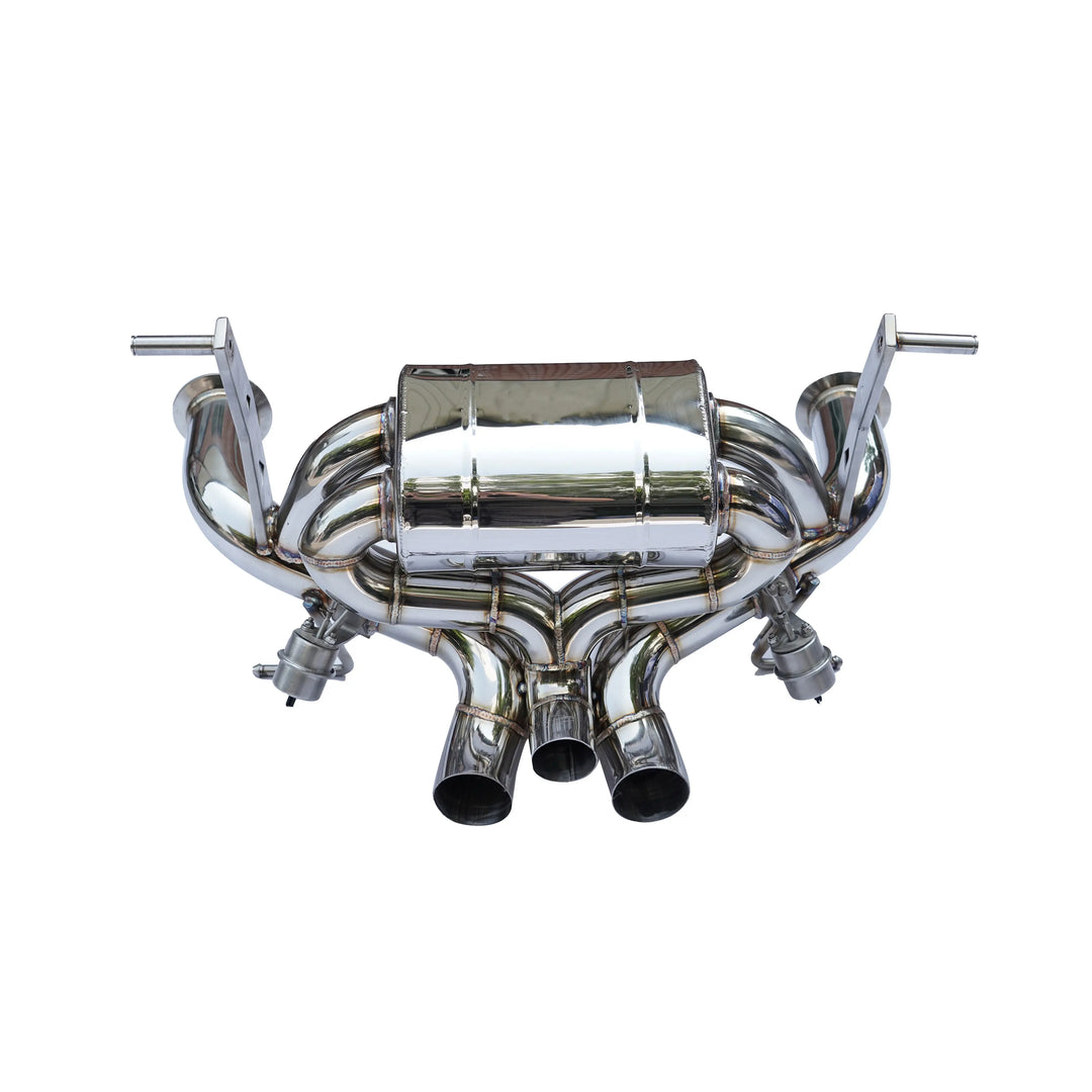 Performance Valved Catback System Stainless Steel Exhaust Pipe - Lamborghini Aventador S LP740-4 6.5L V12