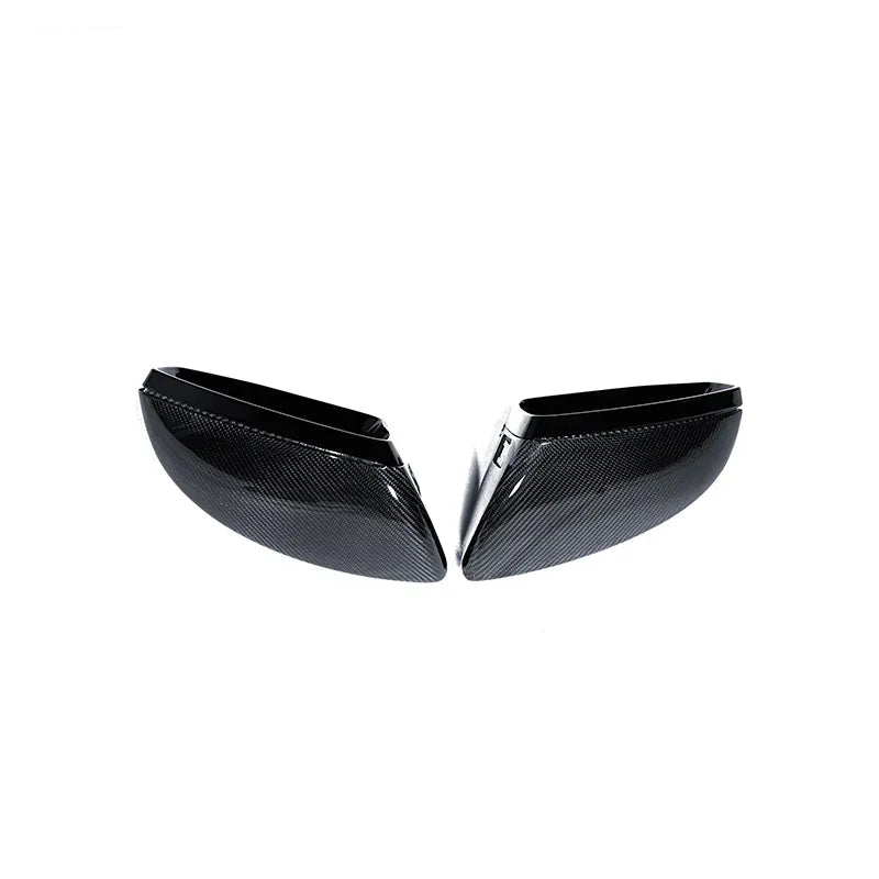 Prepreg Dry Carbon Fiber Mirror Cap Replacement Set - Audi RS6 RS7 C8
