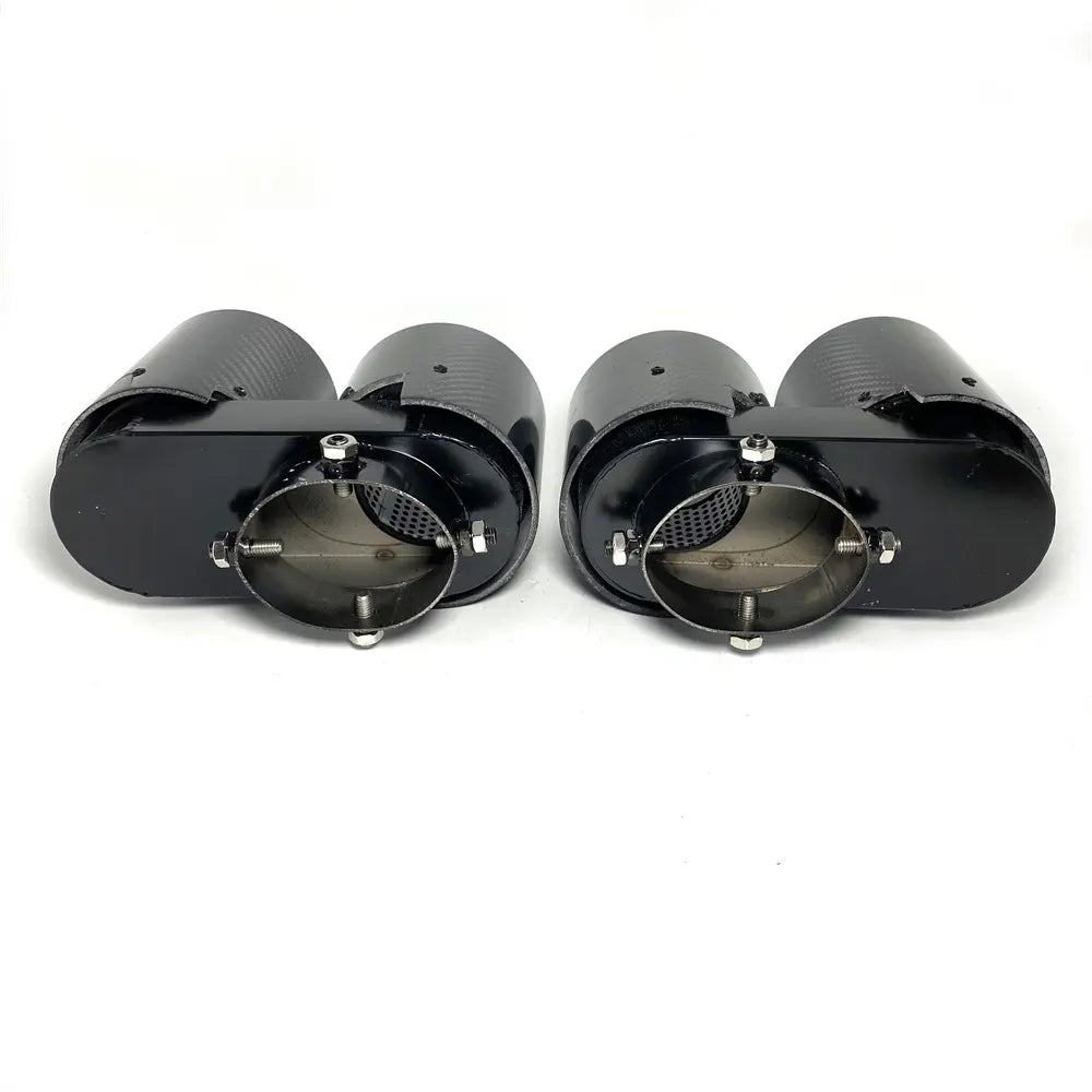 Carbon Fiber Quad Style Exhaust Tips -  BMW G05 X5 G06 X6 G07 X7 2019+