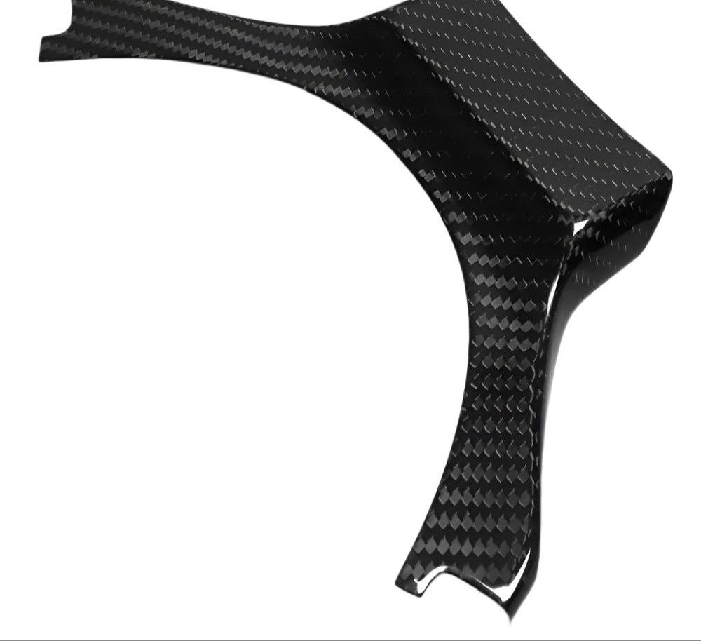 Carbon Fiber Center Steering Wheel Trim w/ Gear Shift Knob Cover -  Lexus RC NX RX RC300 RC350 NX300h RX350 RX450 F Sport