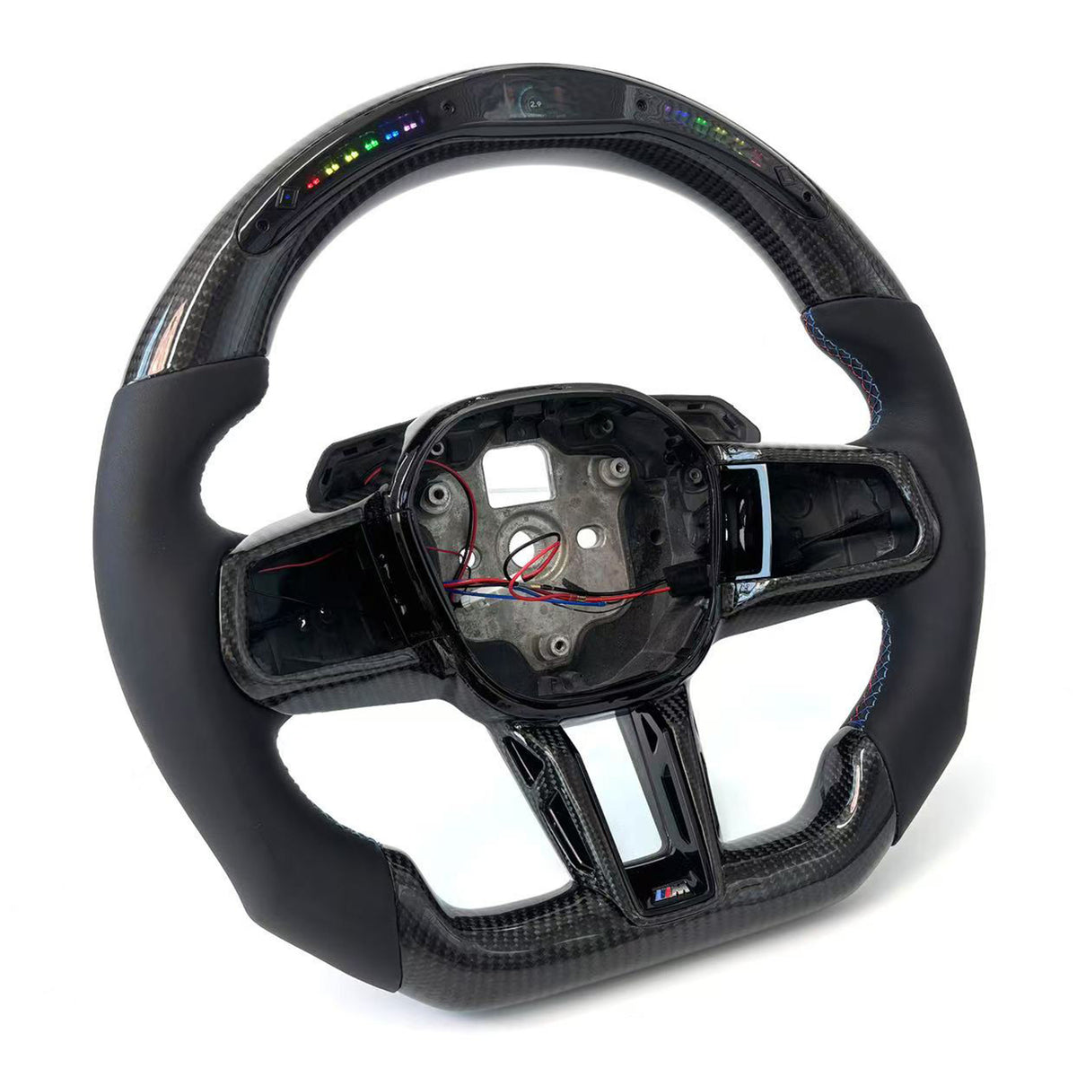 Carbon Fiber Steering Wheel for BMW M5 2024-2026 2 5 7series X1 X2 X3 M5 U06 U10 U11 G45 G60 G61 G70 G90 G99