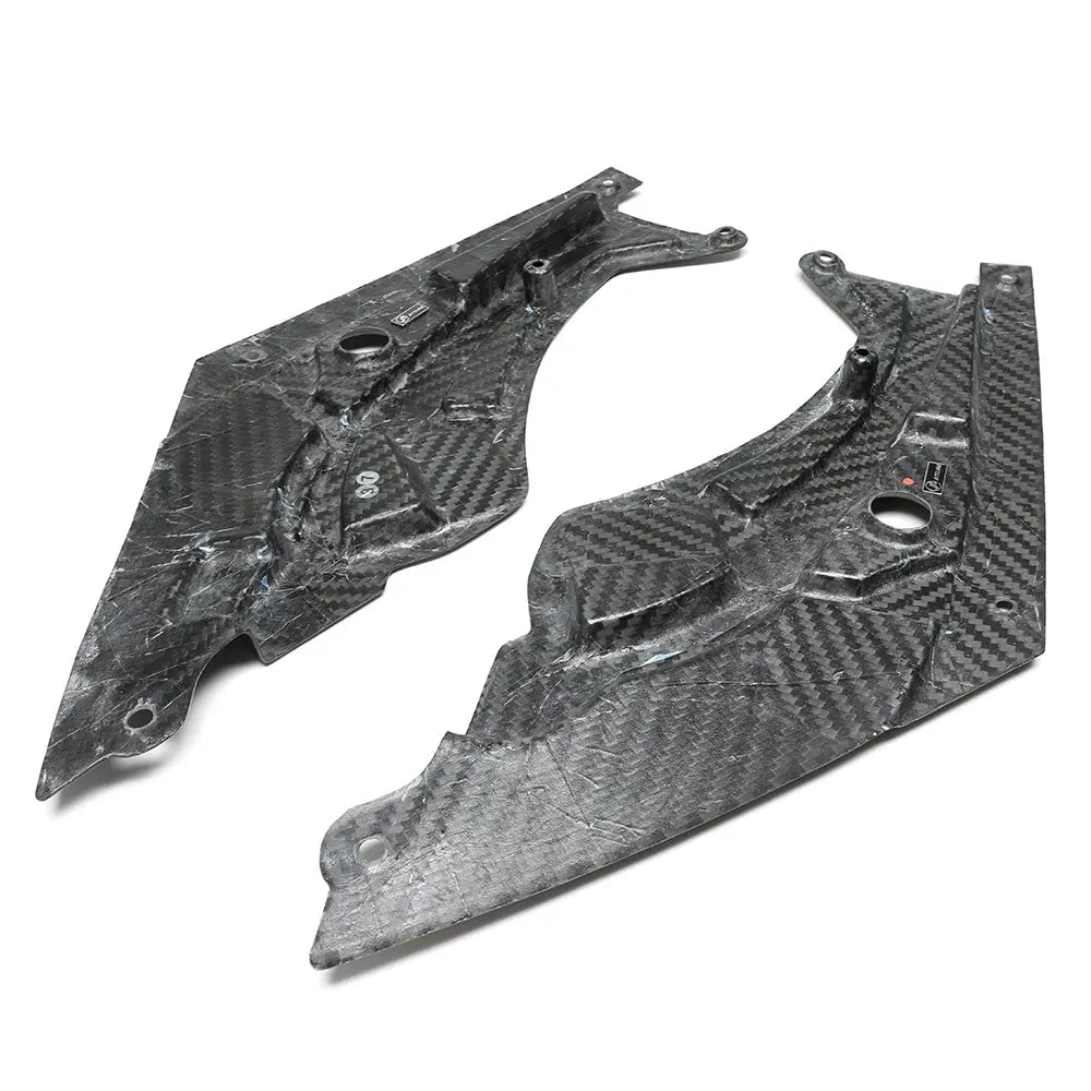 Dry Carbon Front Engine Corner Bay headlight lamp Cover Set - BMW G8X G80 & G81 M3 / G82 & G83 M4 / G87 M2