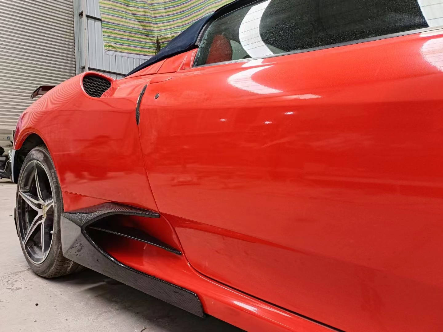 Carbon Fiber V Style Body Aero Kit - Ferrari F430