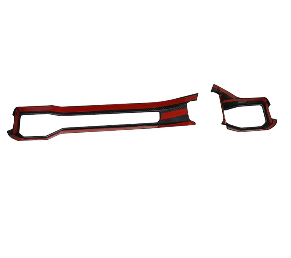 Carbon Fiber Interior Dash Board A/C Vent Trim - Ford Mustang Darkhorse 2024