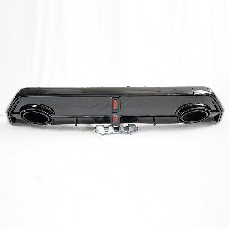 Gloss Black RS3 Style Rear diffuser w/ LED - Aud A3 S3 Sedan 8Y