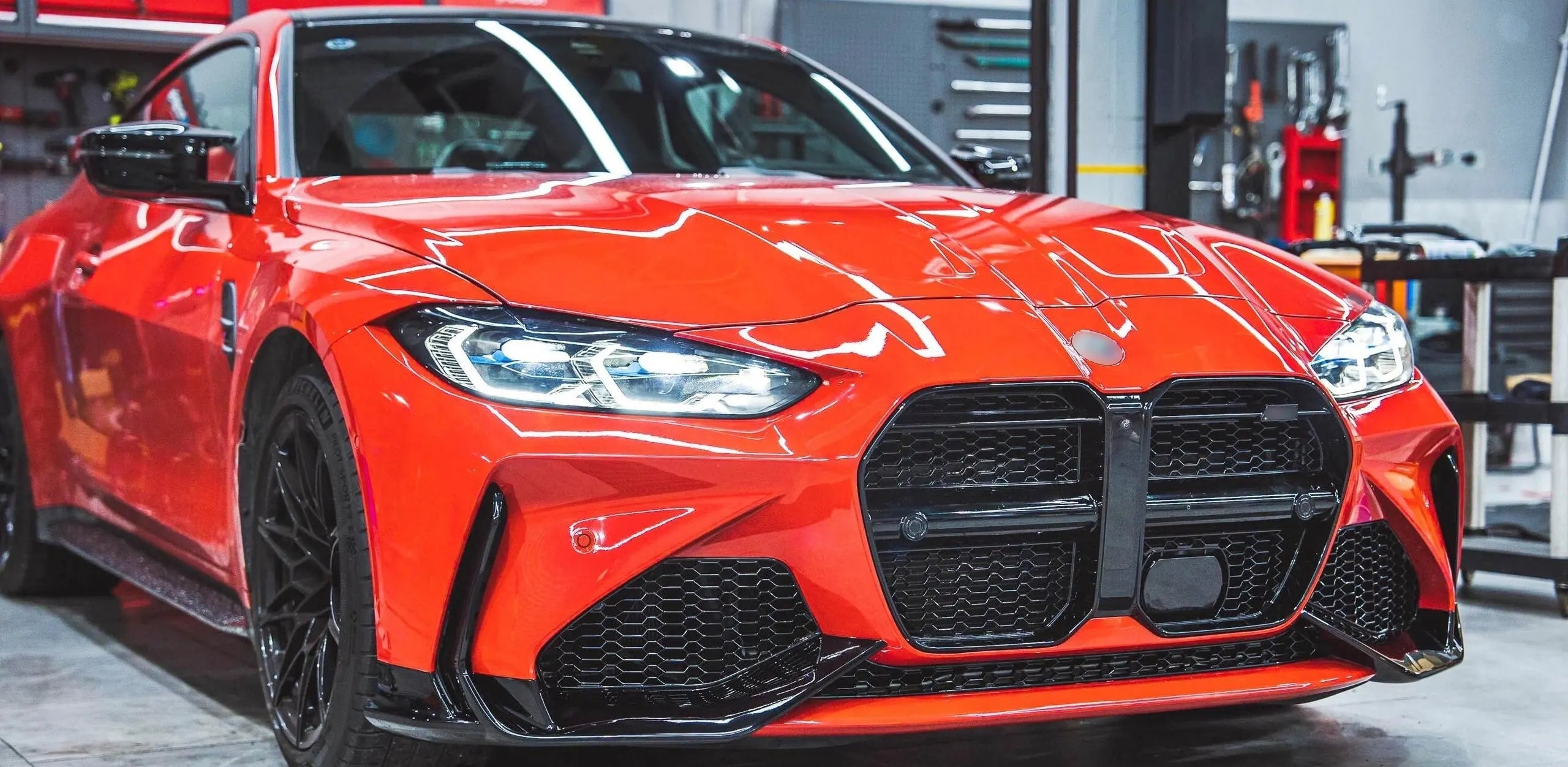 Carbon Fiber AD Style Front Bumper W/ Front Lip - BMW G80 M3/G82/G83 M4