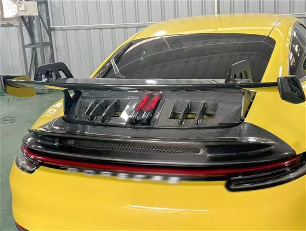 Dry Carbon Fiber Trunk Rear Spoiler - Porsche 911 992 Carrera