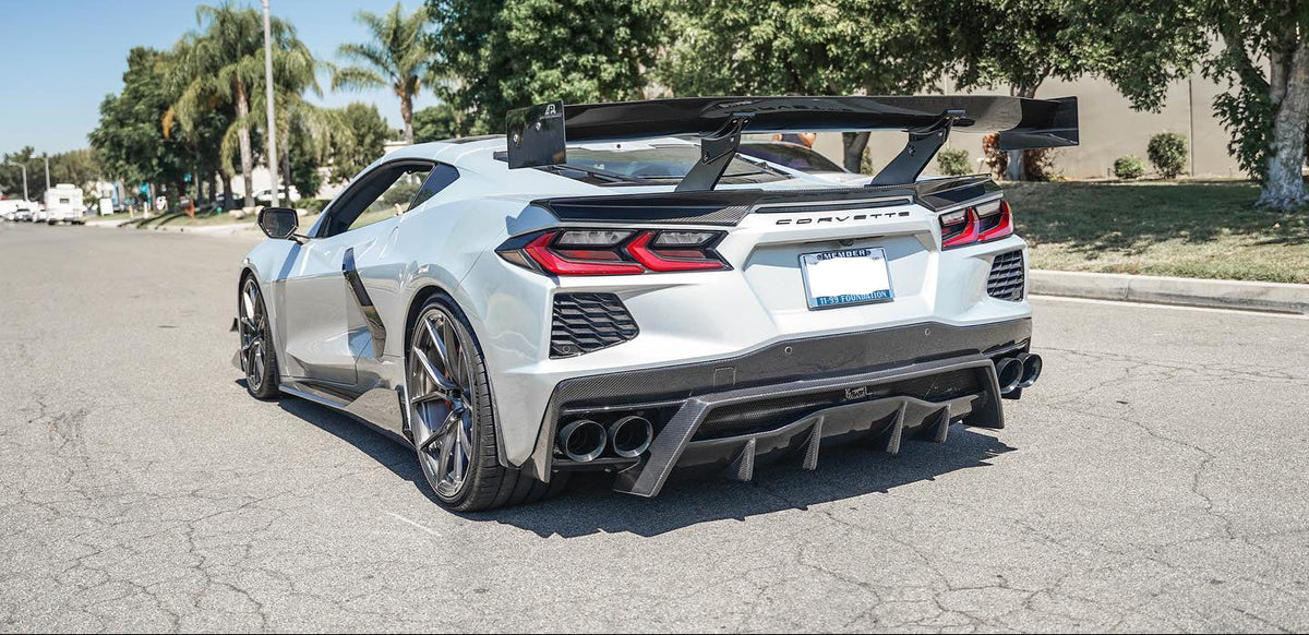 Carbon Fiber AD Rear Diffuser - Chevrolet Corvette C8