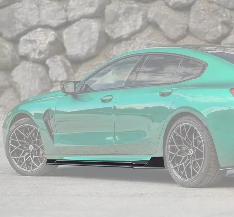 Dry Carbon Fiber PT Style Side Skirts - BMW M8 F91 F92