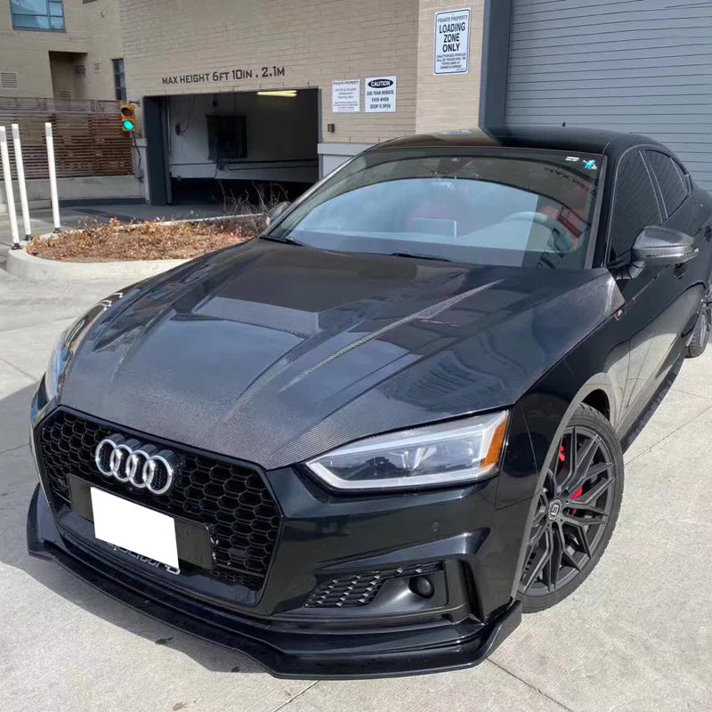 Carbon Fiber Vented Front Engine hood - Audi A5 S5 RS5 2017-2024  B9 B9.5