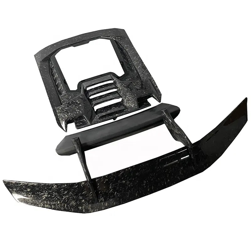 Carbon Fiber Tecnica Style Rear Engine Bonnet Cover - Lamborghini Huracan LP580 LP610 EVO