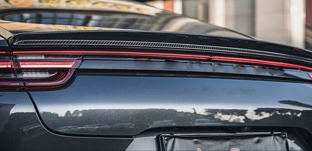 Prepreg Carbon Fiber Rear Trunk Spoiler -  Porsche Panamera 971 2017 - 2021