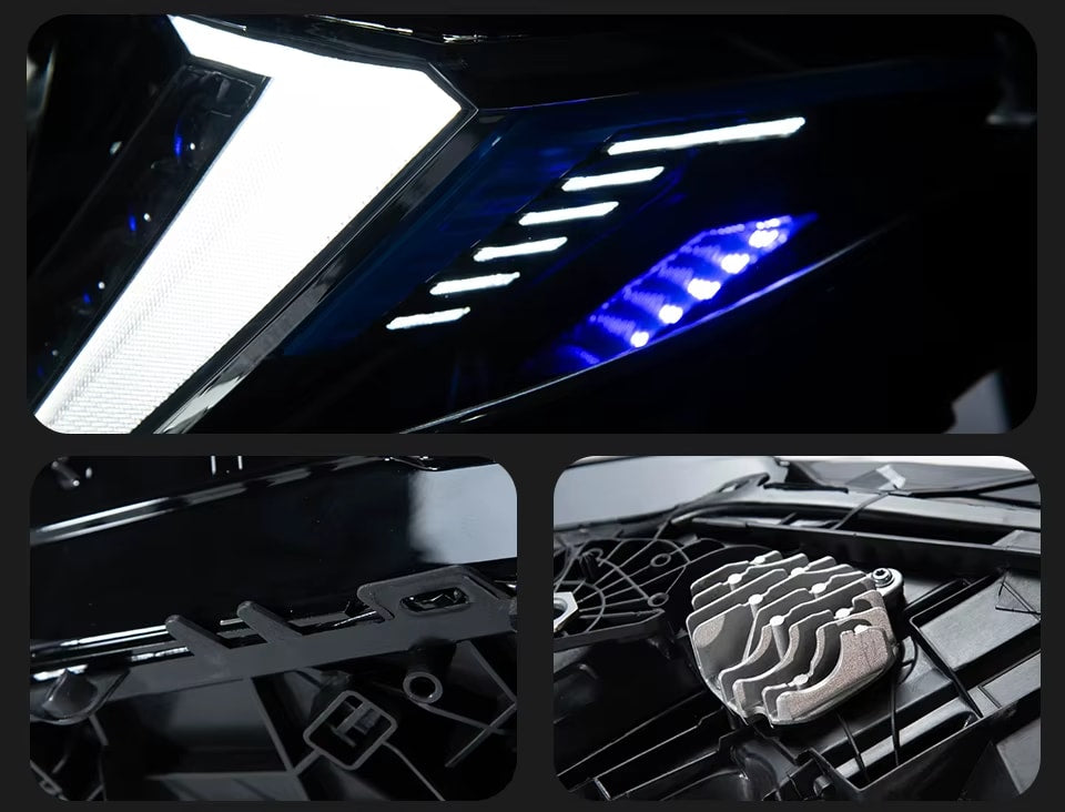 Facelift Snake Eyes yellow/ white switchable DRL Headlight Upgrade - G8X G80 M3 G82 M4 / G22 & G26 4 Series