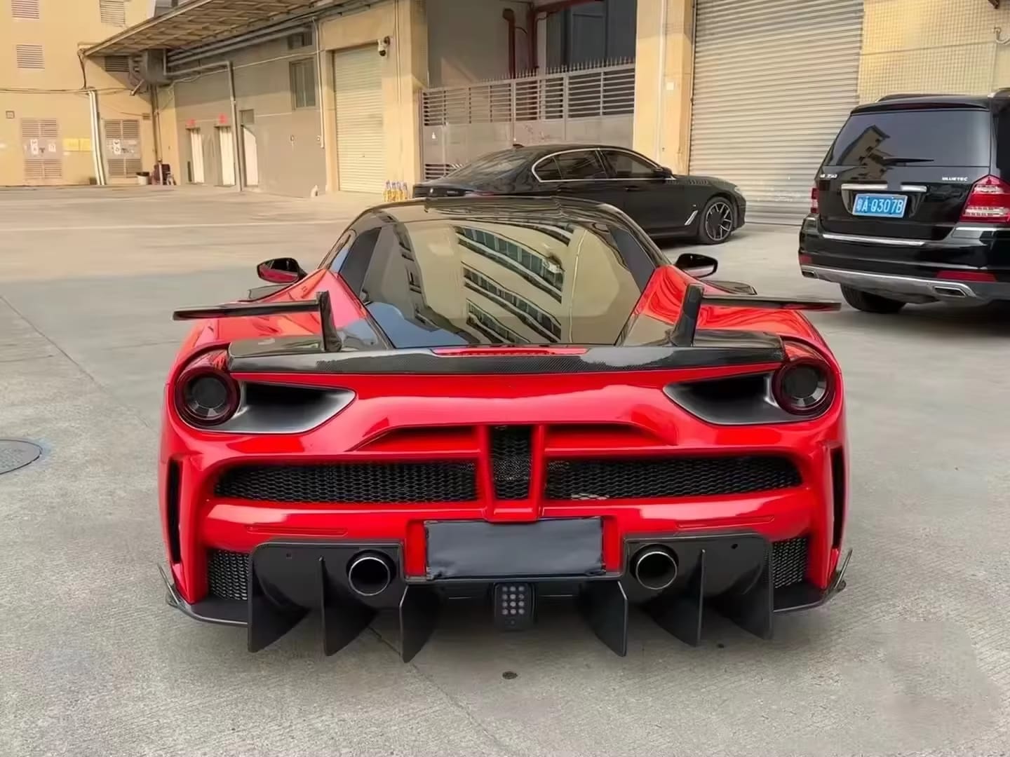 Carbon Fiber M Style Aerodynamic Full Body Kit - Ferrari 488 GTB 2015-2018