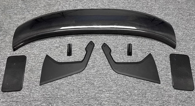 Carbon Fiber GT V1 Style Rear Trunk Wing - Ford Mustang