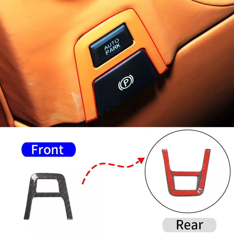 Carbon Fiber Interior Center Console Gear Cup Holder Panel Cover -Ferrari F12 Berlinetta