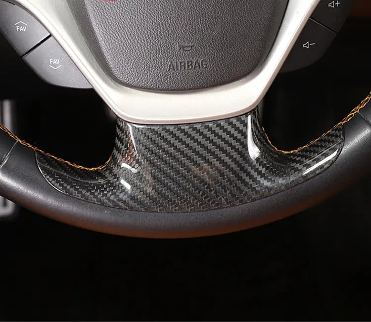 Carbon Fiber Steering Wheel Trim - Chevrolet Corvette C7 Stingray Z06