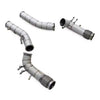 High Performance Exhaust Down Pipes w/ heat Shield - Maserati MC20 3.0T 2020-2024