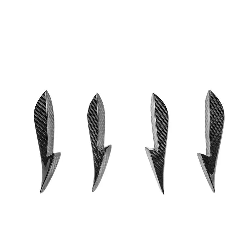 Carbon Fiber Front Bumper Canards - Mercedes Benz W177 a Class Sport A35 Hatchback Sedan