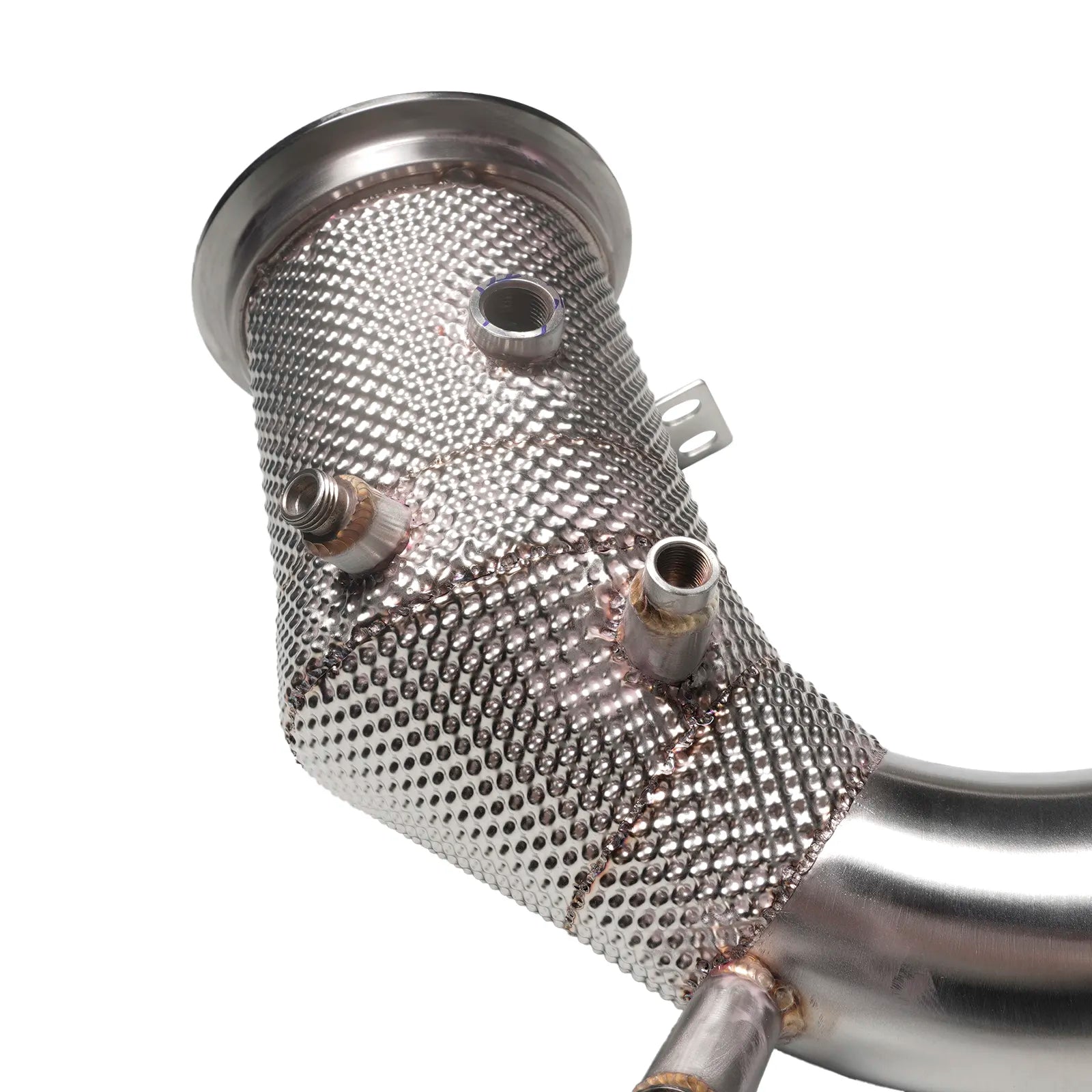 High Flow Cat Less Downpipes W/ Heat Shield - Porsche 911 992 3.0T