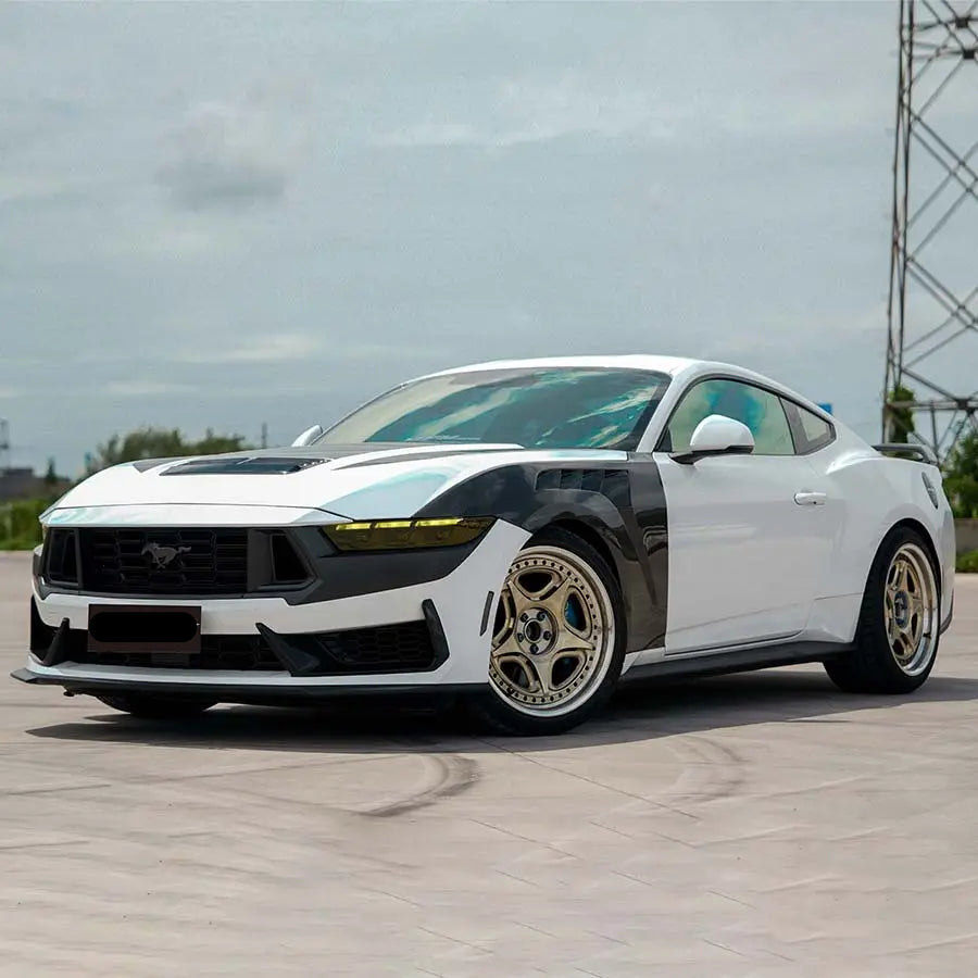 Carbon Fiber Vented Fenders - Ford Mustang S650 GTD 2024