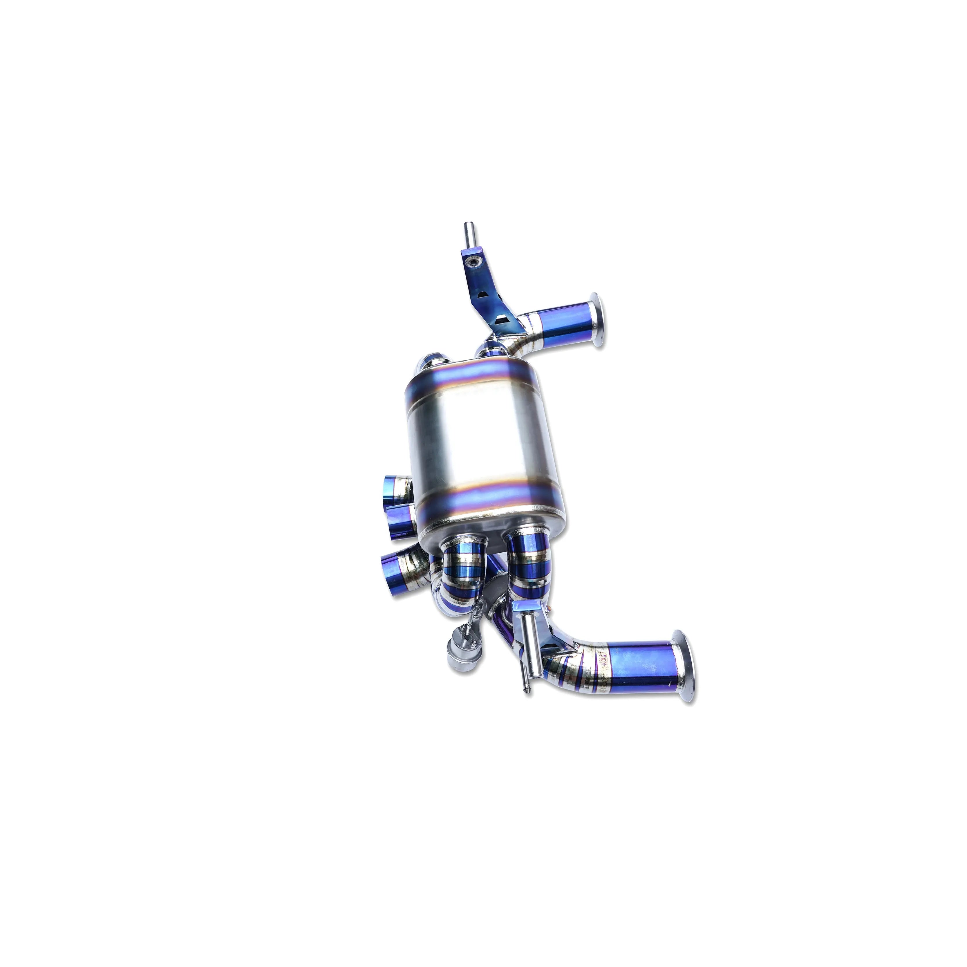 Titanium High Performance Valved Muffler Exhaust System - Lamborghini Aventador S LP740-4 6.5L V12