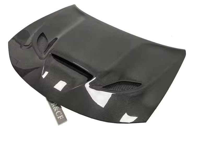 Hell Cat Style Carbon Fiber Hood - 2015-21 Dodge Charger