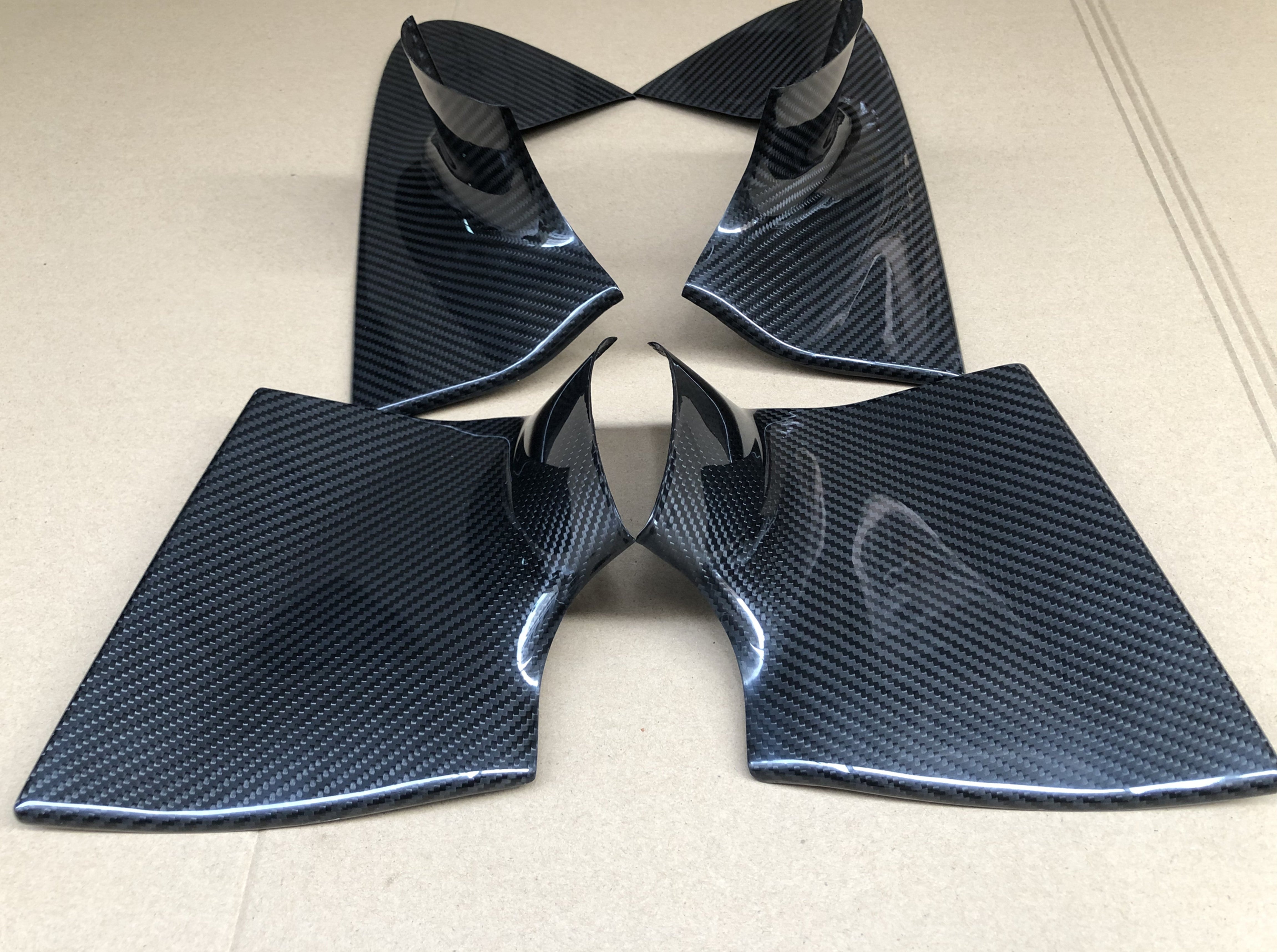 Dry Carbon Fiber Door Handle Cover Trims - Mclaren 720S