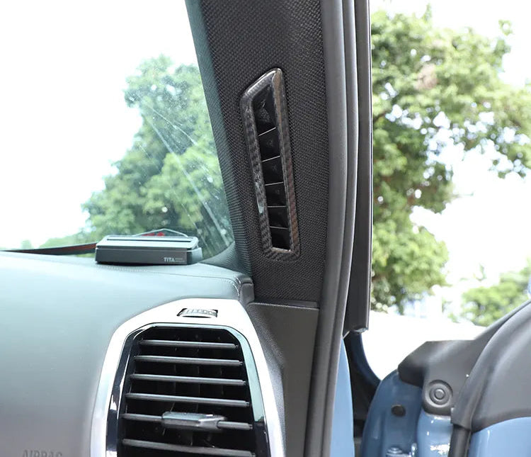 Carbon Fiber Interior Door A-pillar Panel Air Outlet - BMW 8 Series G14 G15 G16 2019-2023