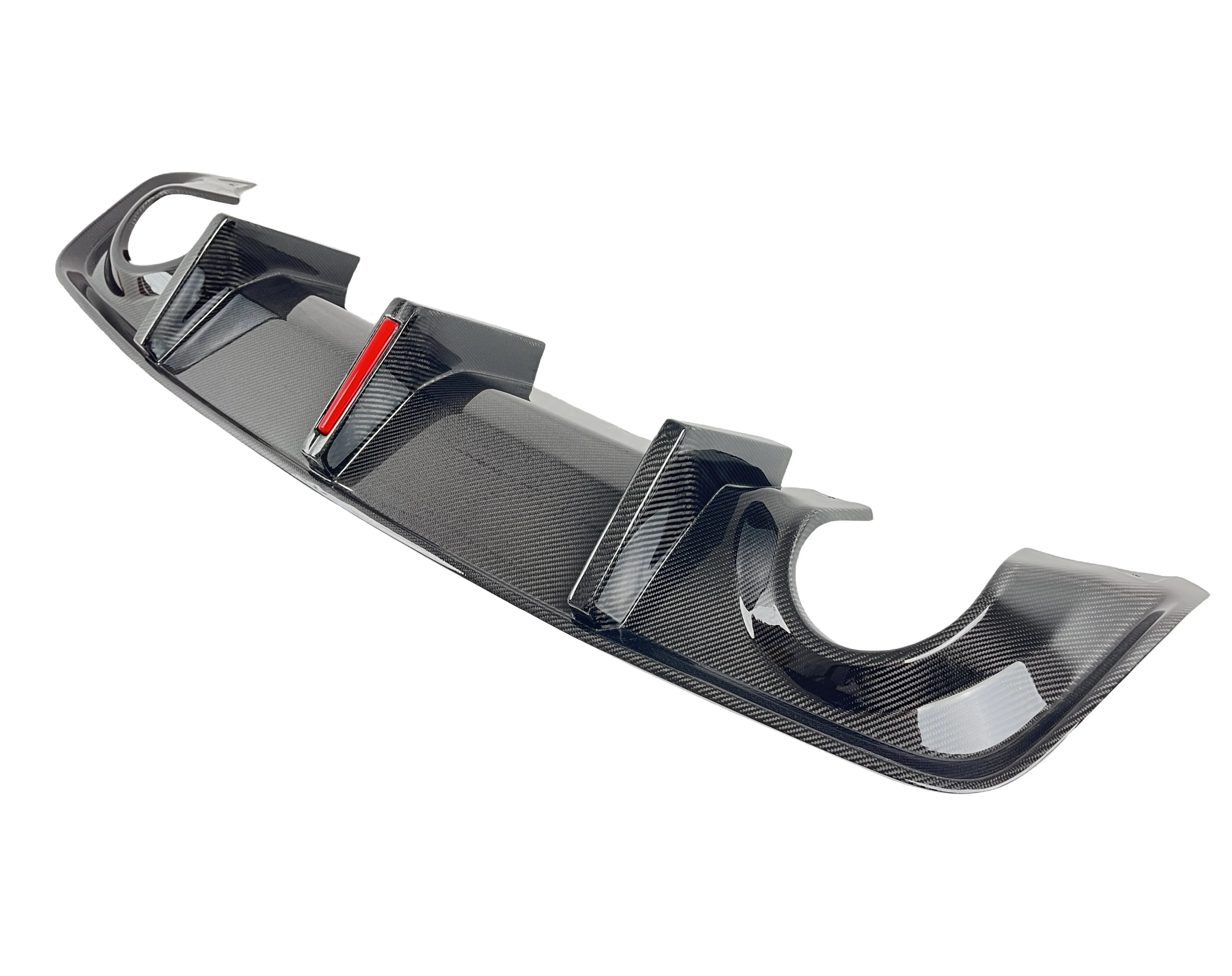 Carbon Fiber Rear Diffuser W/Led - 2020-24 Dodge Charger Widebody