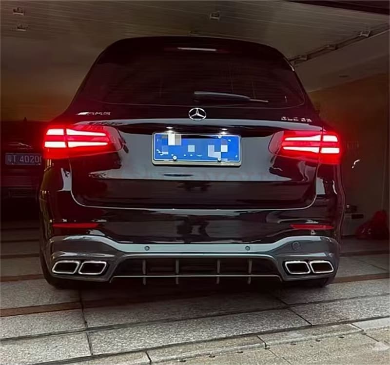 Carbon Fiber Front Lip & Rear Diffuser - MERCEDES BENZ GLC63s GLC43AMG GLC SUV X253