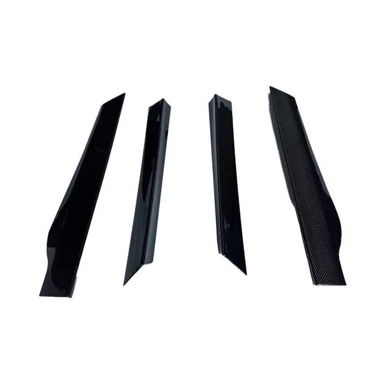 Prepreg Carbon Fiber Side Skirt Door Extensions Set V2 - Mclaren GT