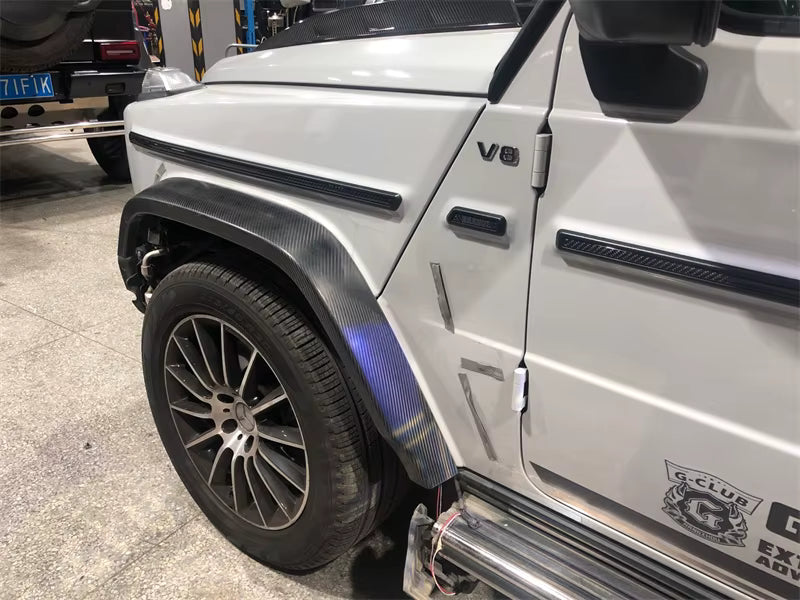 Carbon Fiber Over Fender Flares - Mercedes G Wagon W464 W463A G63