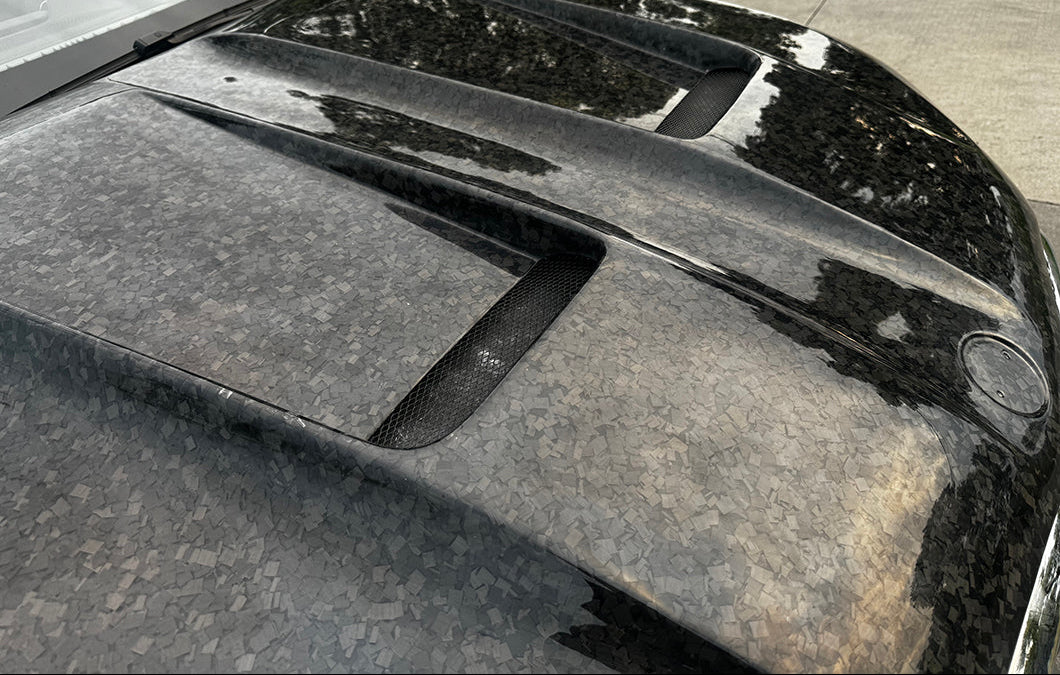 Carbon Fiber Dual Vented Hood Bonnet - BMW X6 G06 LCI