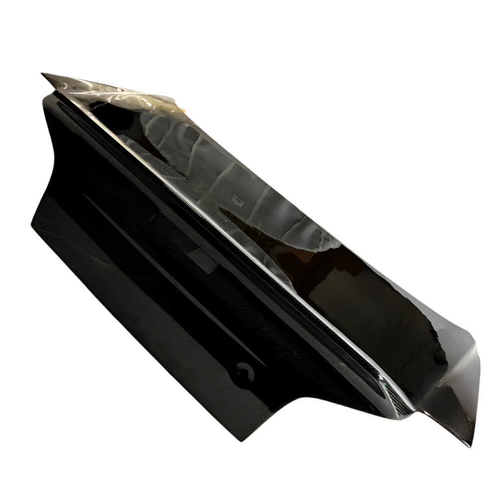 Carbon Fiber Rear DuckBill Trunk w/ with Brake Light Hole, With Key Hole - Nissan Skyline R34 GTR GTT