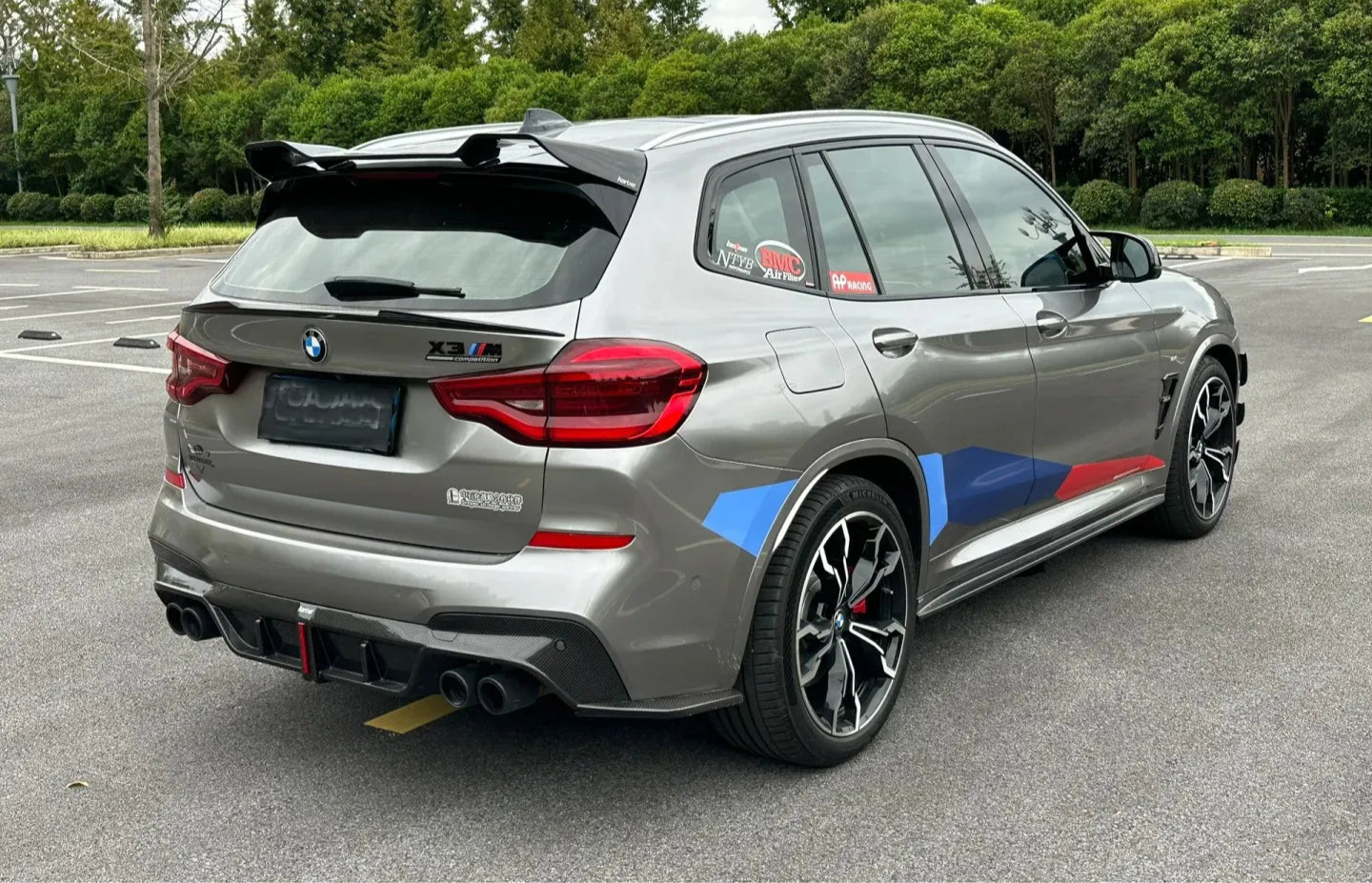Carbon Fiber Rear Roof Spoiler Wing - BMW X3M F97
