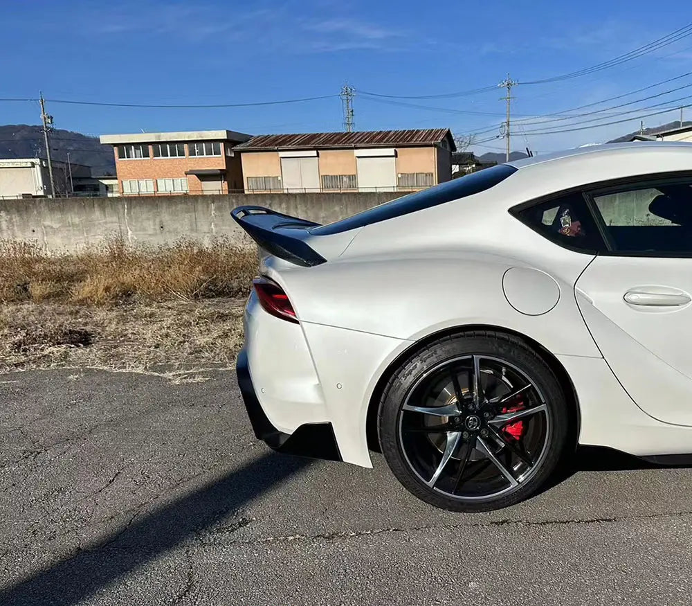 Vented Carbon Fiber Rear Trunk Spoiler - Toyota Supra GR A90 A91 MK5