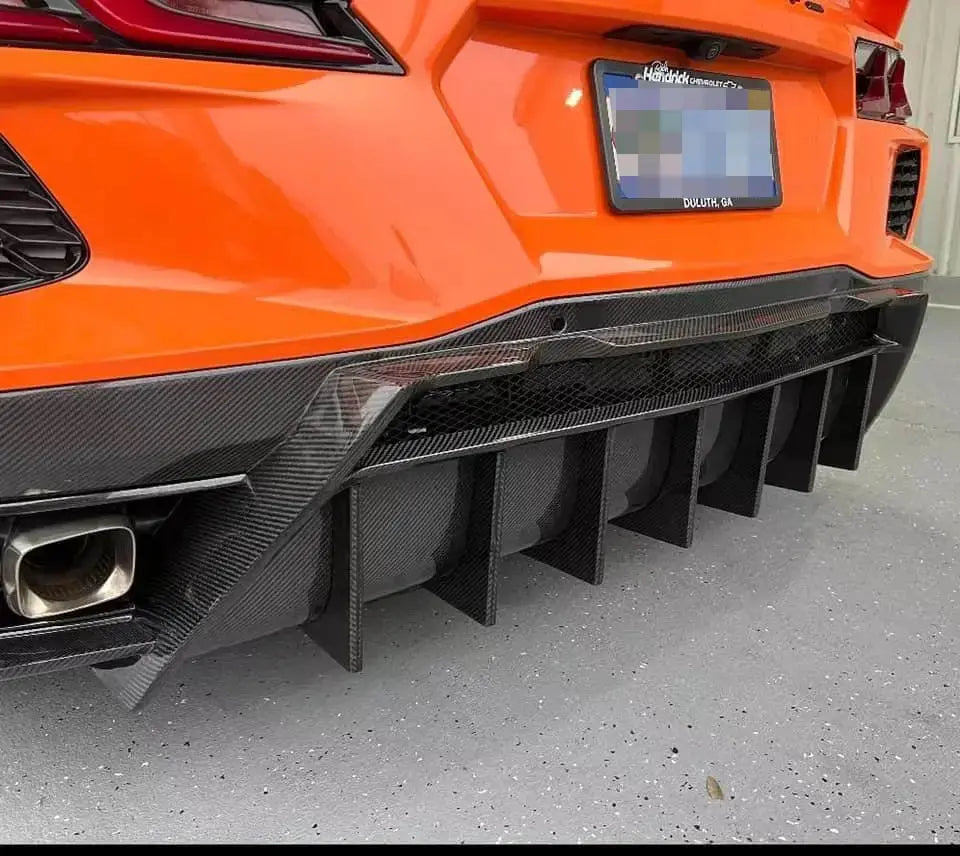 Carbon Fiber Diffuser V2 - Corvette C8