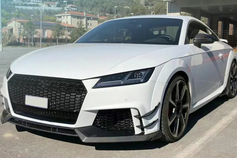 Carbon Fiber Front Bumper Canards - Audi TT RS MK3 TTRS 15-19