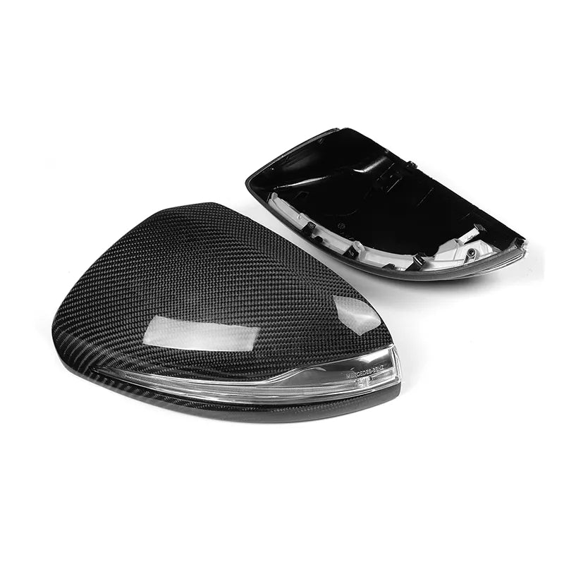 Carbon Fiber Side Mirror Caps - 2017-2022 Mercedes E Class W213 C238 E63 E43 E400