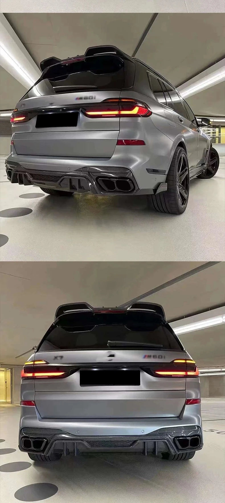 Carbon Fiber LD Style Rear Diffuser - BMW X7 G07